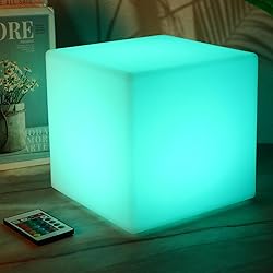 Frienda 4 Pcs Light up Cubes Cool Cosmic Cube