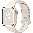 IMIVIO Sport Band Compatible with Apple Watch 38mm 40mm 41mm 42mm 44mm 45mm 46mm 49mm, Soft Silicone Waterproof Replacement Strap for iWatch Bands Series 10 9 8 7 6 5 4 3 2 1 SE Ultra/Ultra 2