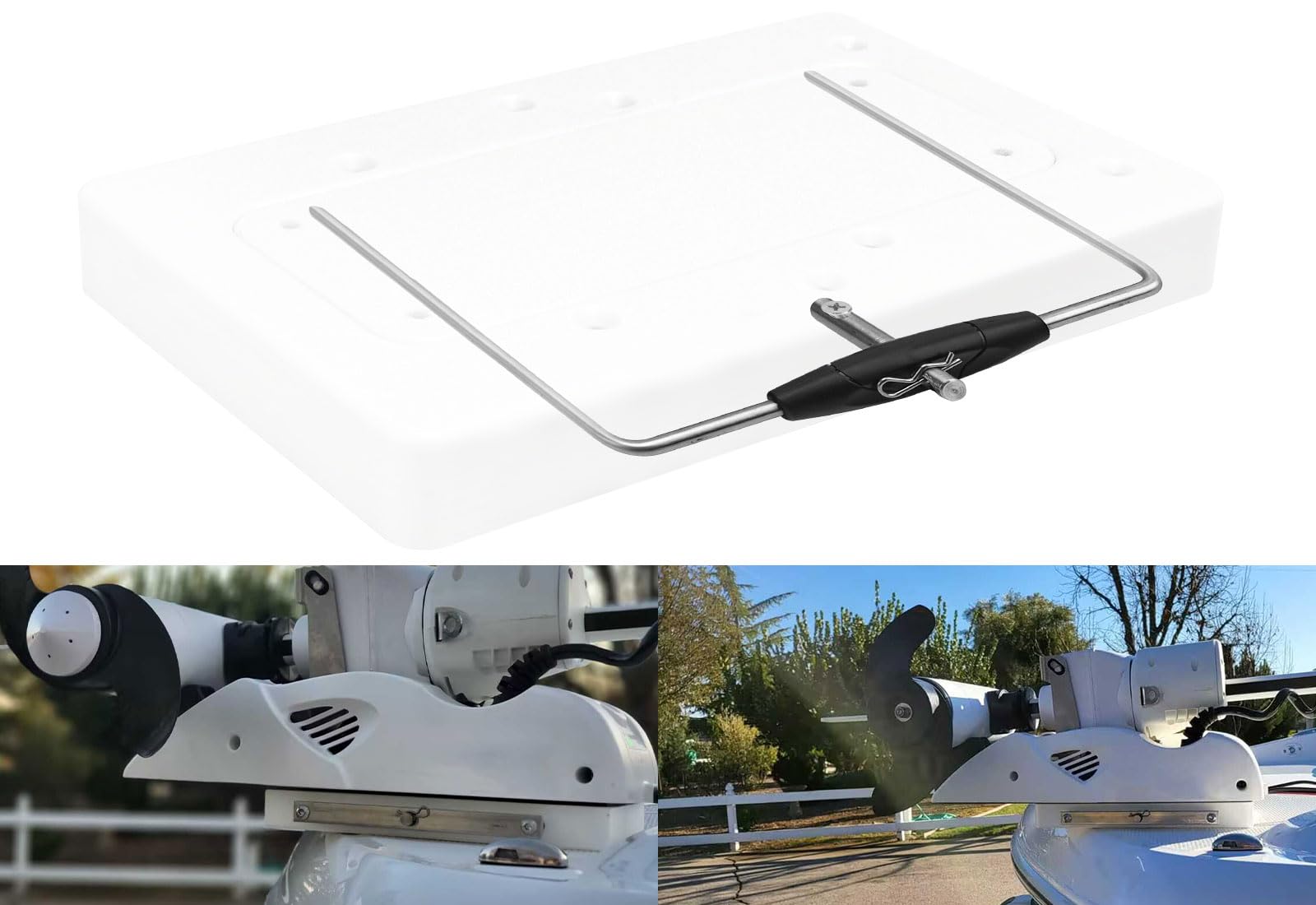 Photo 1 of 1854054 RTA-54 Handle Assembly Compatible with Minn Kota Riptide Terrova Ulterra PowerDrive V2 & Deckhand 40 Models, Quick Release Bracket Replacement Handle