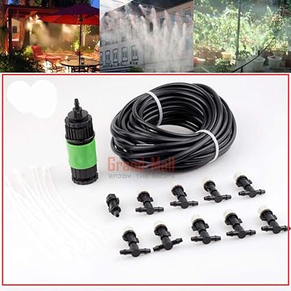Amazon Com 30m Garden Patio Water Misting Cooling System