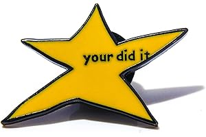 SONGCHANGJEWELRY Your Did It Meme Pins - Star Enamel Pins Funny Badge Brooches Jewelry Accessories - Gifts For Friends