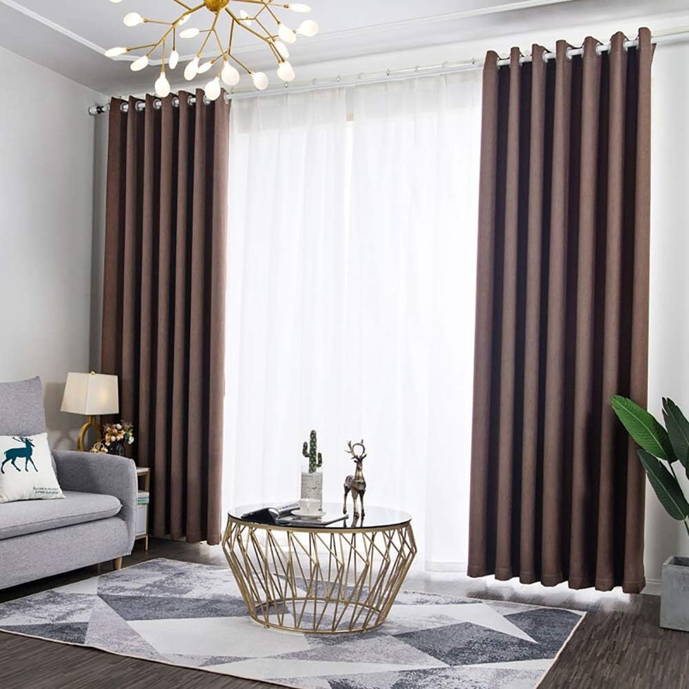 Blackout Window Curtains, Drop Readymade Curtains 24 Sizes