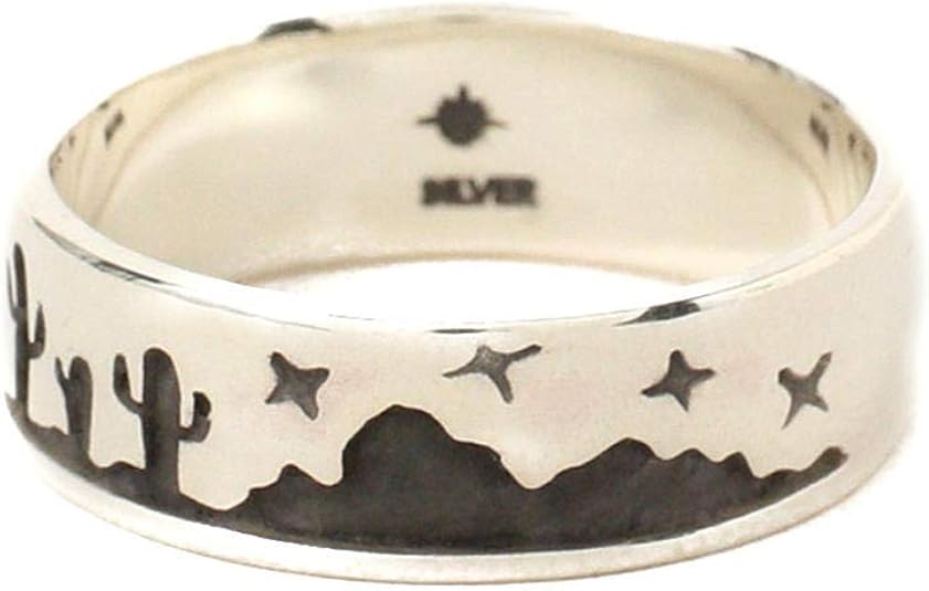 Amazon ビームス Beams アクセサリー Slow Rise アリゾナ リング メンズ Silver One Size リング 通販