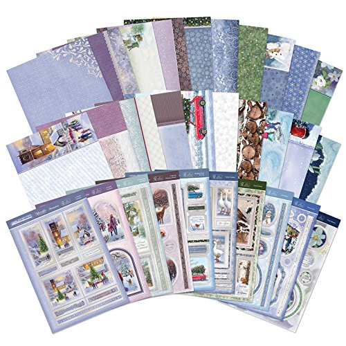 Hunkydory Crafts 2017 White Christmas Luxury Topper Collection Christmas Card Kit