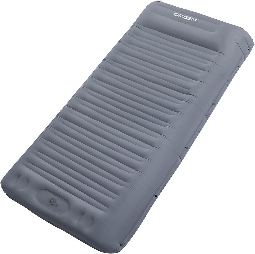 Origem Self Inflating Camping Mat 14cm Thick Ultralight with Built-in Pump