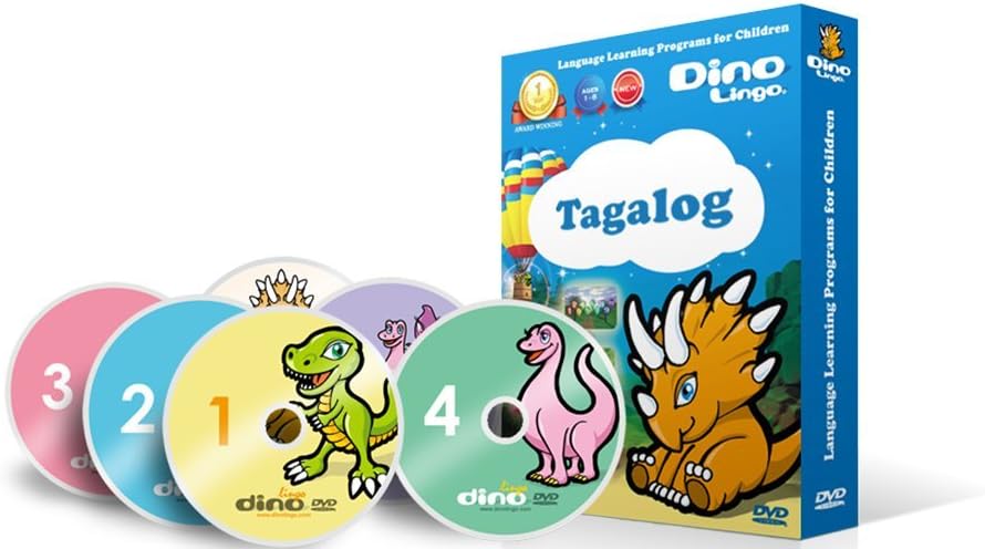 Tagalog DVDs for children - Learn Tagalog for kids DVD Set (6 DVDs)