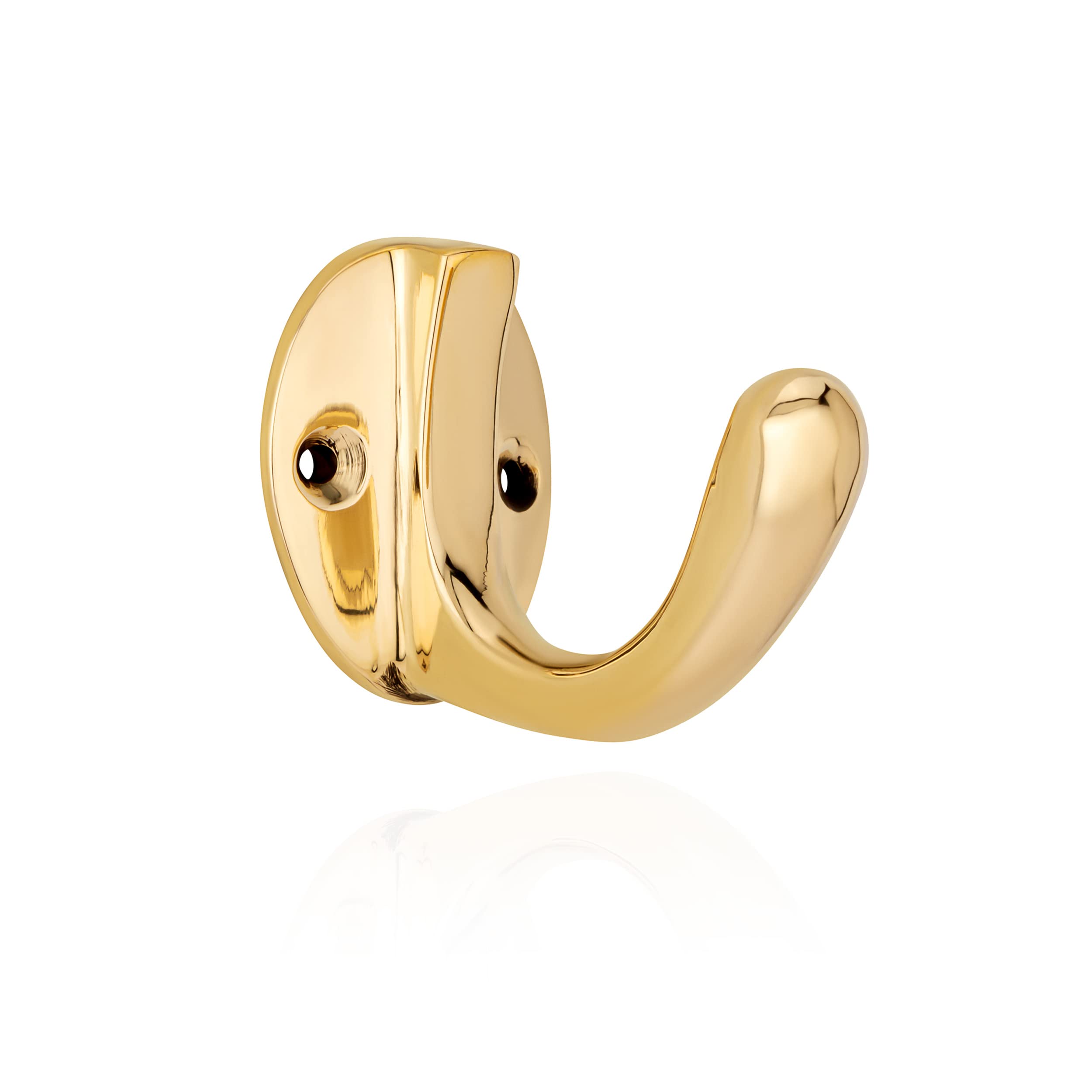 NKlaus Maritime Hook 3 x 4.5 x 5 cm Brass Gold Extra Strong Wall Hooks Door Hooks 11606