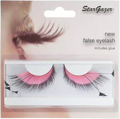 Stargazer Feather Eye Lashes Style 53 Synthetic Pair with Glue