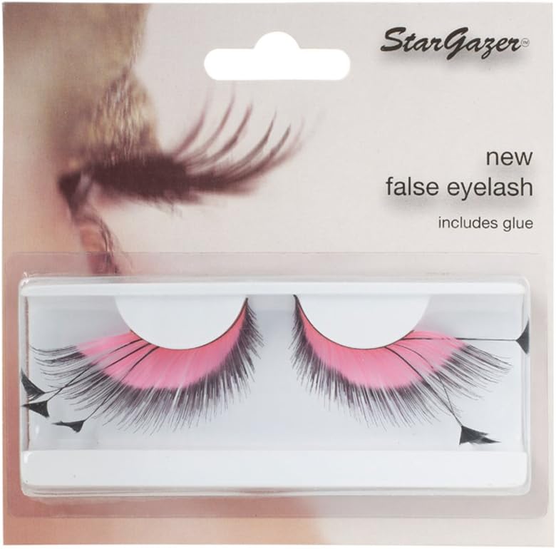 Stargazer Feather Eye Lashes Style 53 Synthetic Pair with Glue