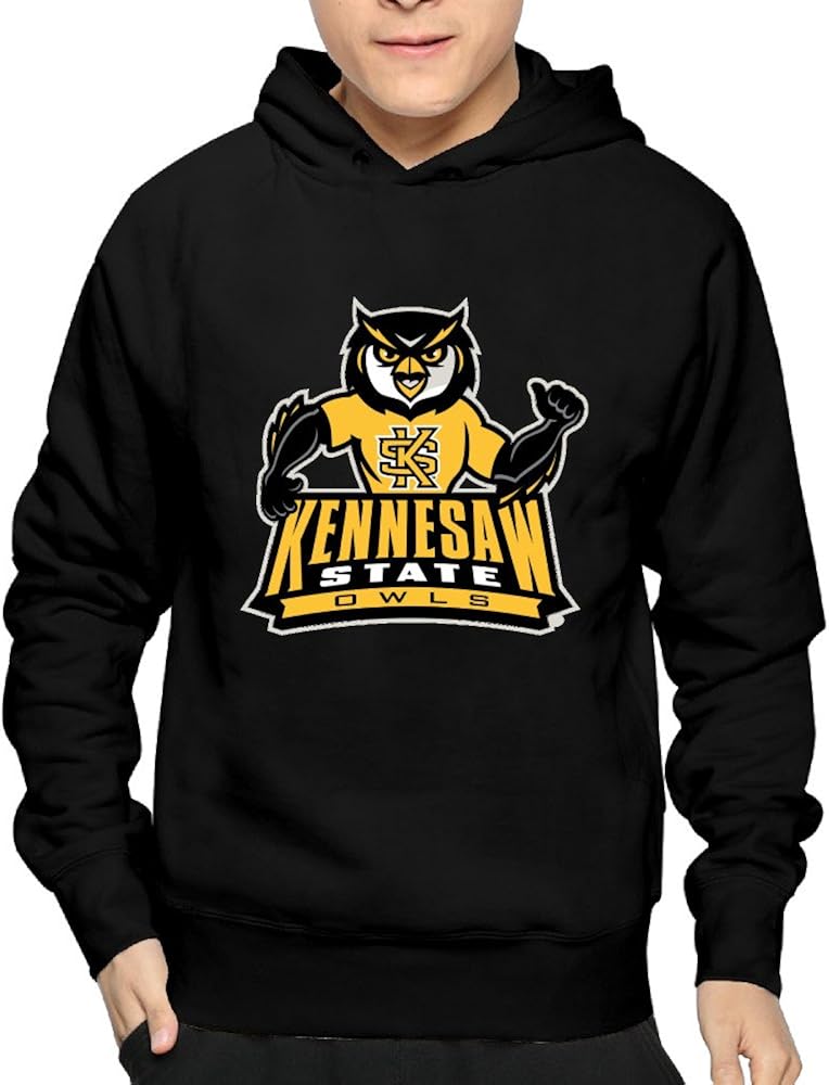 Man Sweatshirt Teeshirts Kennesaw State University Sweatshirts 80's Create A Black at Amazon Men