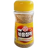Ottogi Roasted Sesame Seeds &ndash; 3.5 oz (100g) &ndash; Premium Korean Toasted Sesame for Cooking, Garnishing, and Seasoning