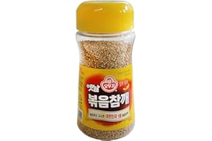Ottogi Roasted Sesame Seeds – 3.5 oz (100g) – Premium Korean Toasted Sesame for Cooking, Garnishing, and Seasoning