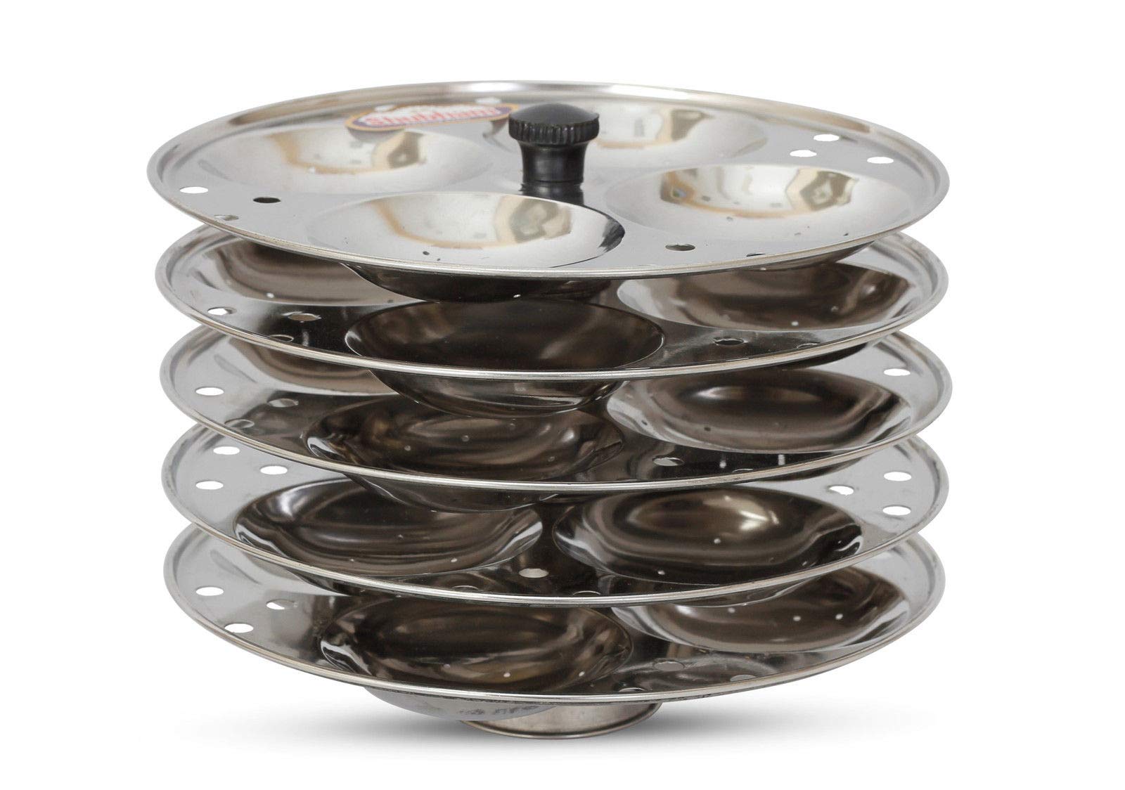 Sahishnu Online and Marketing Stainless Steel Idli Stand, Idli Stand Suitable for Cooker, Stainless Steel Idli Maker, Idli Maker