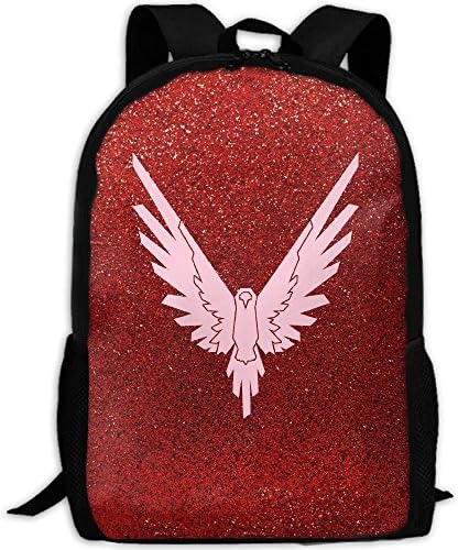 Pink Logan Paul Logo Maverick Fashion Backpack College School Laptop Bag Daypack Travel Shoulder Bag For Unisex