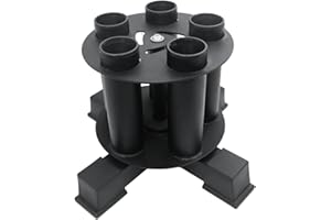 CONBUT Olympic Barbell Holder Barbell Storage Olympic Bar Holder, Fit for 2" Olympic Bars, 360-degree Rotation Weight Bar Holder Home Gym Organizer