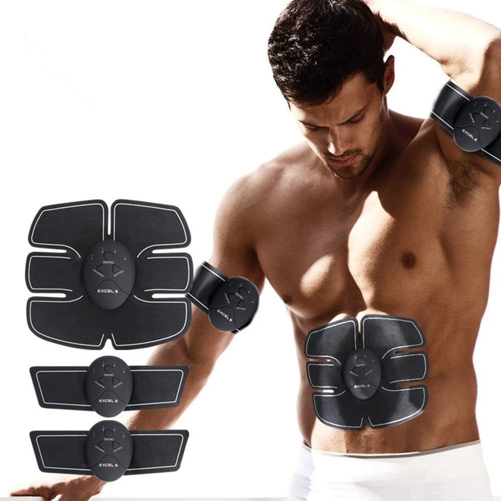 shree krishna 6 pack abs stimulator/Wireless Abdominal and Muscle Exerciser Training Device Body Massager/6 pack abs stimulator charging battery/mart Fitness Abs Maker/Exerciser Training Device Massager