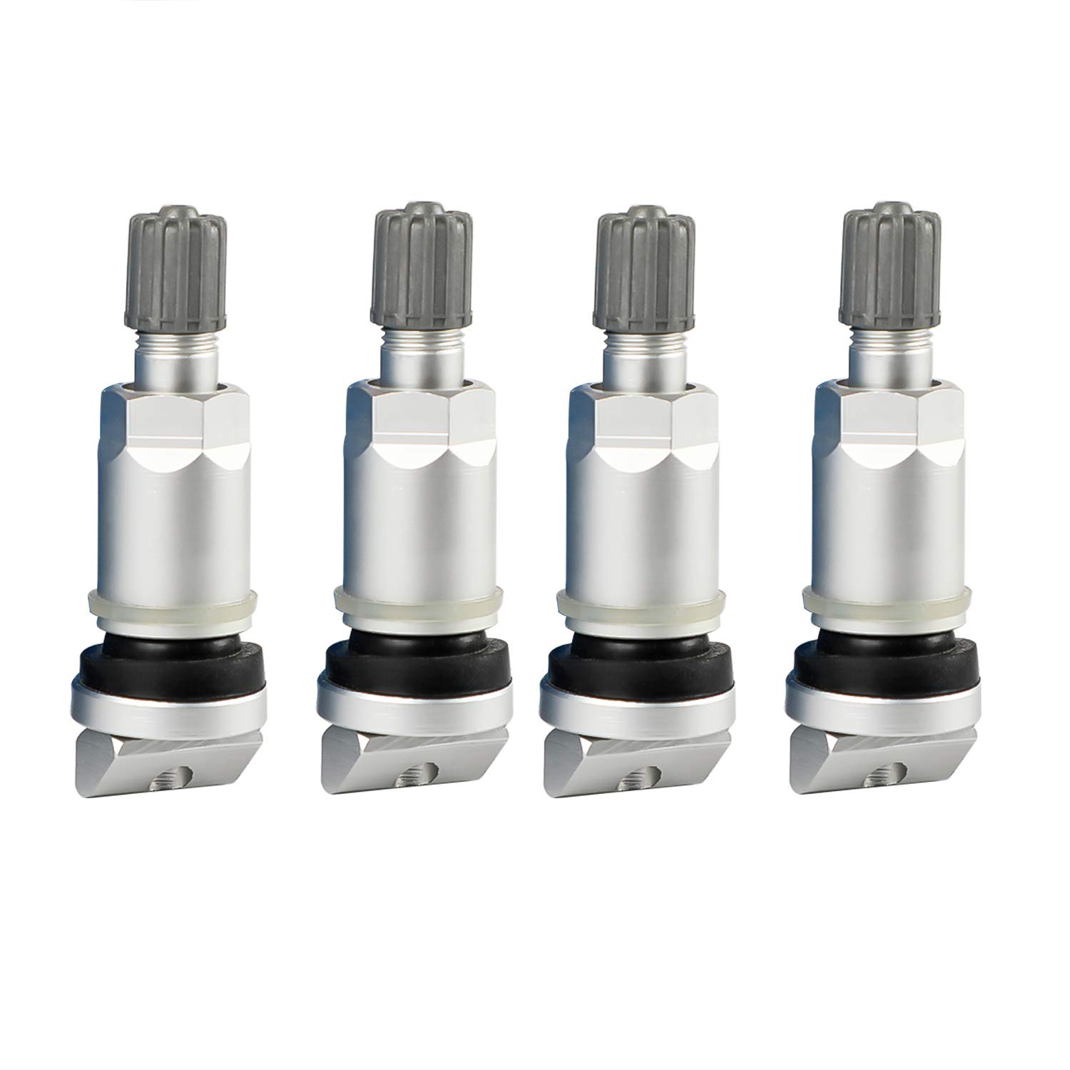 YAOPEI TPMS Clamp-in Valve Stem,Replacement OE Car Tyre Pressure Monitoring Sensor Valve Stems Pack of 4 YPQZVEV