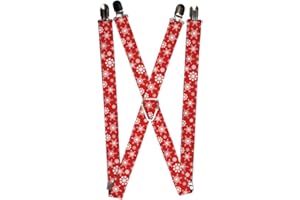 Buckle-Down Suspender - Snowflakes