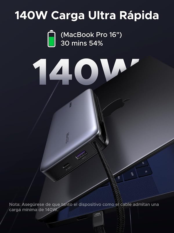Nexode 165W Power Bank 25000mAh Bateria Externa Carga Rápida PD 140W