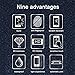 Suunto Spartan Screen Protector Glass, Zwirelz Suunto Spartan Tempered Glass Screen Protector for Suunto Spartan Smart Watch - 9H Hardness/Crystal Clear/Anti-Bubble (3-Pack)