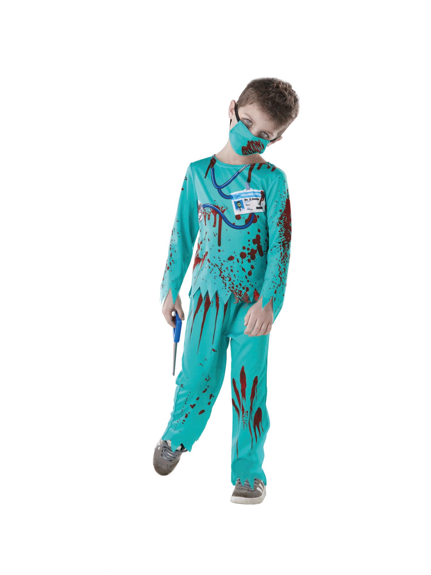 Forum 300860 9-10, Zombie Doctor Kids Costume Age 9-10 years Halloween