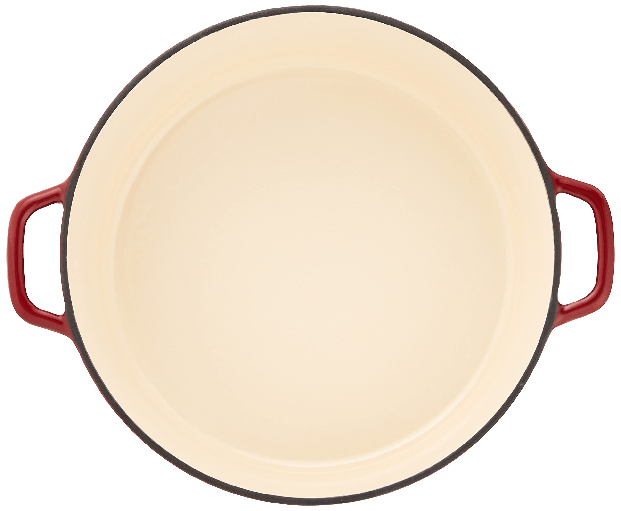 Cuisinart Chef's Classic Enameled Cast Iron Round Covered Casserole (Cardinal Red, 7- Quart)