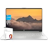 HP Laptop for Business and Student, 15.6" HD Touchscreen, Intel 6-Core i3-1215U Processor, 16GB RAM, 512GB SSD, lntel UHD Graphics, Windows 11 Home, with Microsoft Office Lifetime License