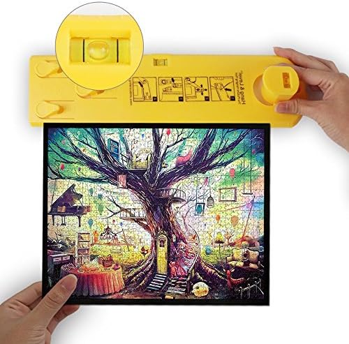 Frame Hanger Easy Wall Hanging Tool Hang &amp; Level Makes Picture Hanging Easy Hang Level Picture Mirror Hang &amp; Level Picture Hanging Helper (Yellow)