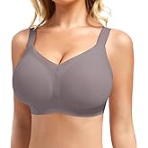 Zeecaro Bras for Women N Neck Mesh Support Wireless Push Up Bras Jelly Bras Everyday Bras Comfortable Bras
