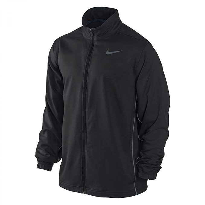 Nike Men's Dri-FIT Team Woven II Track Jacket Black/Flint Grey Size Medium: Amazon.in: Sports 