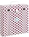 TUNES-TOTE 'FOLDING DOTS PINK' LP VINYL RECORD STORAGE CASE, 12