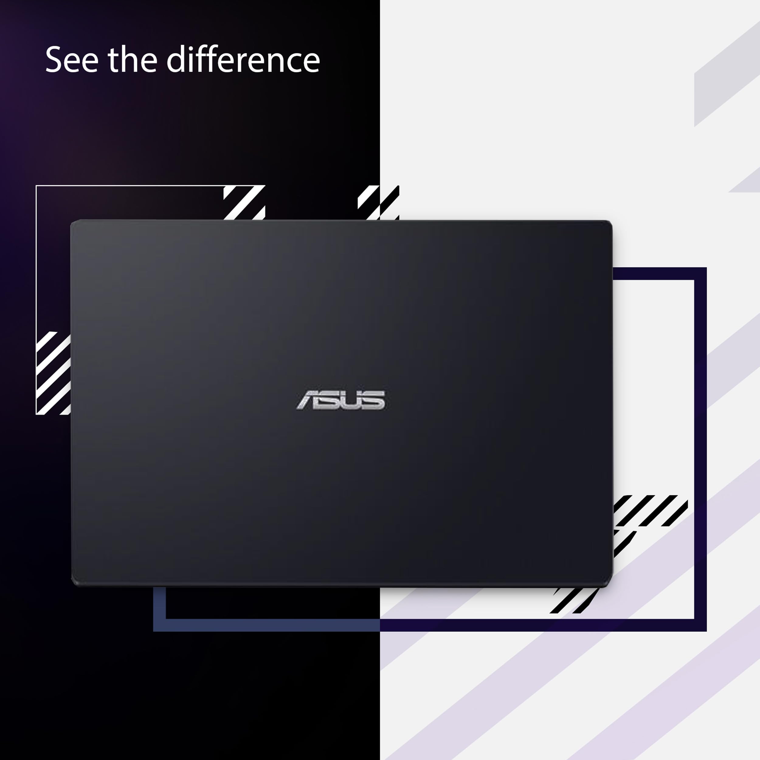 ASUS Vivobook Go 11.6” HD Slim Laptop, Intel Dual Core N4500, Intel Graphics, 4GB, 128GB, Windows 11 Home, SonicMaster, ErgoSense, Black, L210KA-ES04