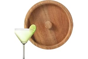 Wooden Salt Rimmer, Salt and Sugar Rimmer for Margarita and Cocktail, Bartender Bar Tool, Bar Accessories for Juices, Margari