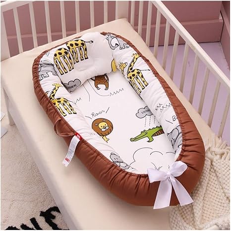 bed with baby bed built in