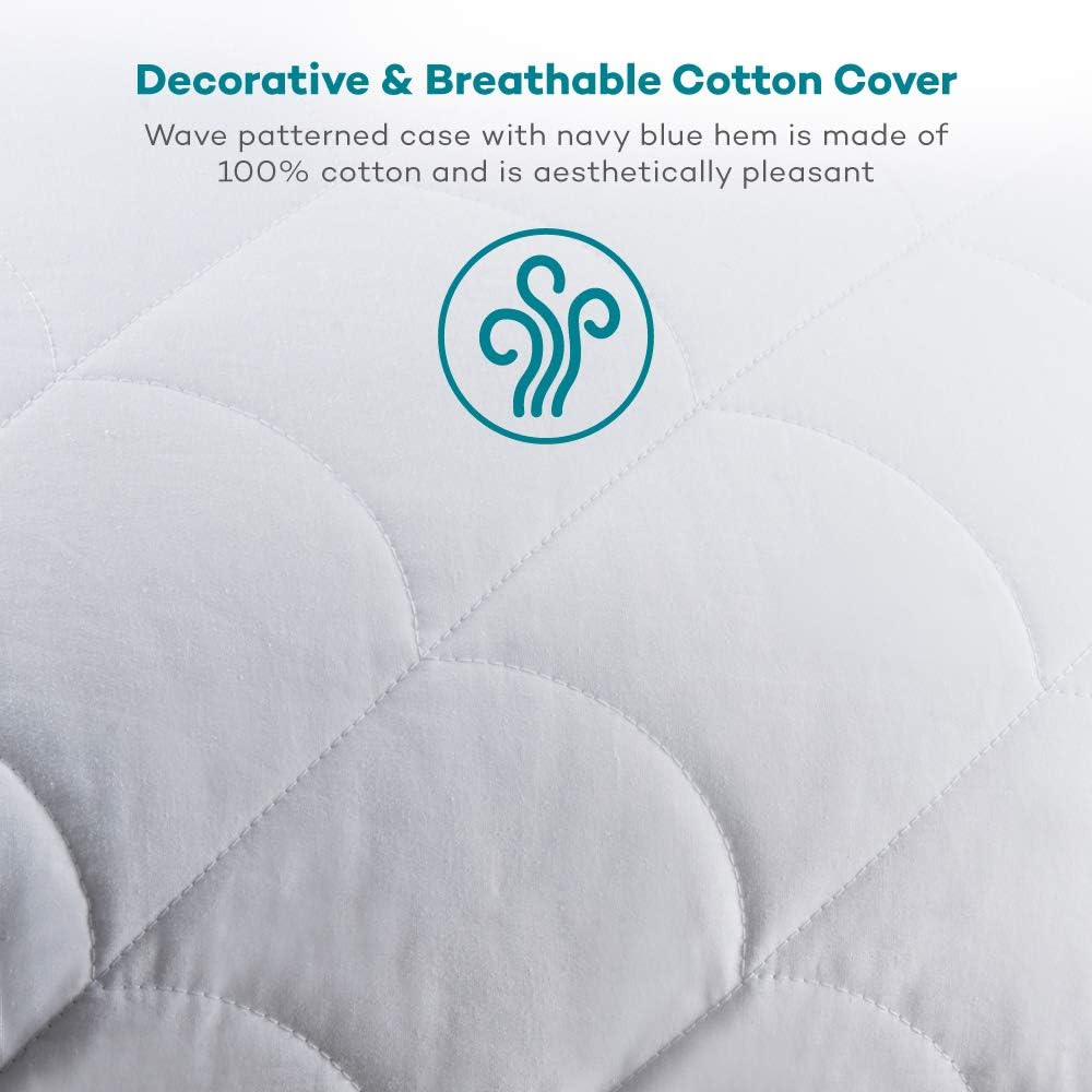 Sable Pillows for Sleeping, 2 Pack Hotel Collection Bed Pillow with FDA Registered Luxury Down Alternative, Adjustable Soft Relief for Neck Pain, Good for Side and Back Sleeper, Queen Size, 30×20 inch: Home & Kitchen