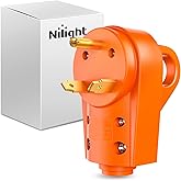 Nilight 30 Amp RV Replacement Plug ETL Listed NEMA TT-30P | 125 Volt Heavy Duty Male with Handle for Camper Caravan Motorhome Van Trailer