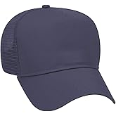 OTTO Cotton Blend Twill 5 Panel Pro Style Mesh Back Trucker Hat