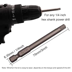 Sipery 10Pcs Torx Screwdriver Bit Sets Magnetic