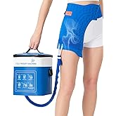 Cold Therapy Machine for Hip, 15.8Qt Large Ice Machine with Temp Display &amp; Pressure Regulator, Cryotherapy Leak-Proof Hip-Specific Wrap, Whisper-Quiet Pump &amp; 4 Timer Settings