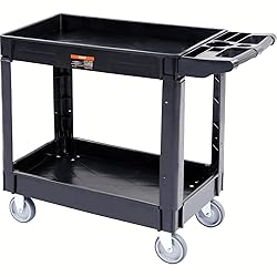 VEVOR Utility Service Cart, 2 Shelf 550LBS Heavy