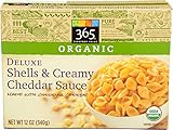 365 Everyday Value, Organic Deluxe Shells & Creamy Cheddar Cheese Sauce, 12 Ounce