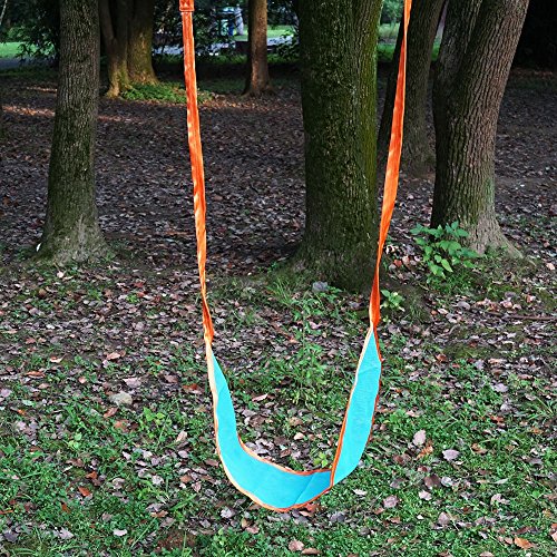 HappyPie Children Portable Outdoor Hanging Tree and Playground set Swing Chair - Sky Blue