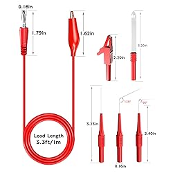 Goupchn Back Probe Kit 30PCS Banana Plug to Copper