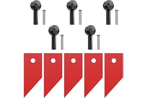 WHAUU Accessories of 24 Inch Prize Wheel, Replacement Kit with 5 Sets of Pegs and 5 Red Poninters for Game Trade Show Carnival Party Pub