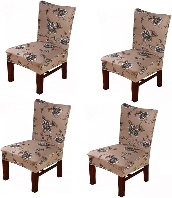 Amazon.com: Bongha Stretch Dining Chair Slipcovers Removable Washable