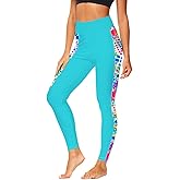 Deerose Print Swim Pants for Women Sun Protection High Waisted Swimming Leggings Rash Guard Pants