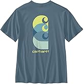 Carhartt Men's 106536 Relaxed Fit Lightweight Pocket Short-Sleeve C Graphic T-S