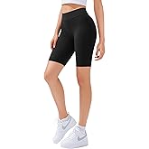 HayFeel Girls Bike Shorts-8" Spandex Soft High Waisted Athletic Dance Gymnastics Volleyball Biker Shorts for Girls 6-14Years