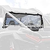 StarknightMT 2024+ RZR XP 1000 Rear Windshield Thicken Clear Hard PC | Compatible with Polaris RZR XP 1000, XP S 2024-2027; Waterproof, Anti-UV; Dustproof Back Window; UTV Accessories Parts