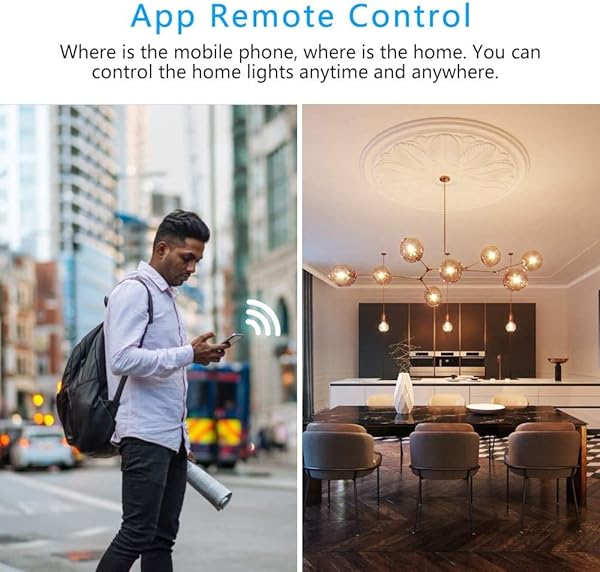 eMylo WiFi Interruptor De Rel Smart Light Switch Inalmbrico Control Remoto Interruptor Temporizadores de automatizacin del hogar Compatible con Alexa Echo Google Home Iphone Android App 1 paquete